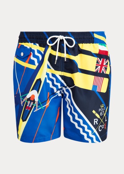 Short de Baño Polo Ralph Lauren Hombre Multicolor - Rowing-Print - CEVIH0687